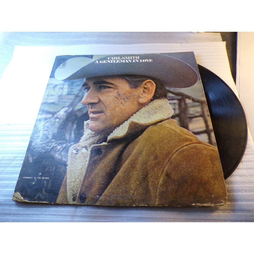 Carl Smith A Gentleman In Love Vinyl LP Harmony HS 11251 Country Music 1967